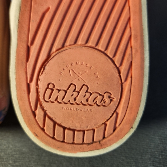 Inkkas W 9.5 M 7.5 Multicolor Desert Slip-On Casual Sneakers Camel Egyptian - Picture 11 of 11